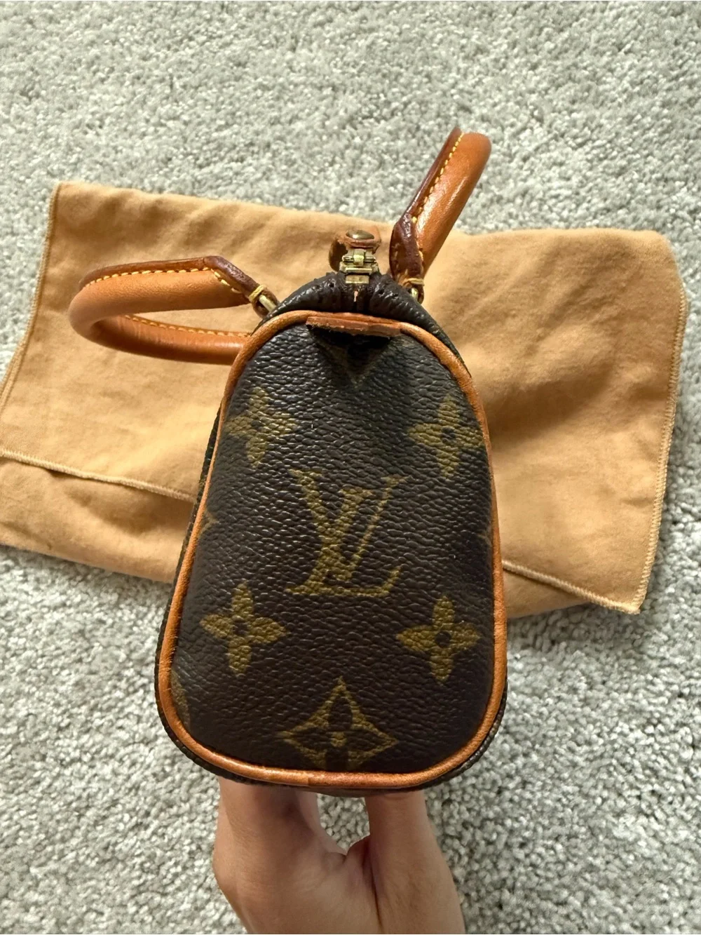 Louis Vuitton Vintage Mini Speedy with strap